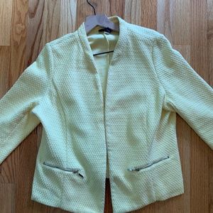 Yellow summer blazer